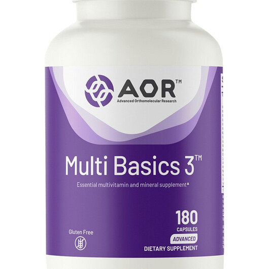 Основное фото товара Multi Basics Основное фото товара AOR, Мультивитамины, Multi Basics, 180 капсул