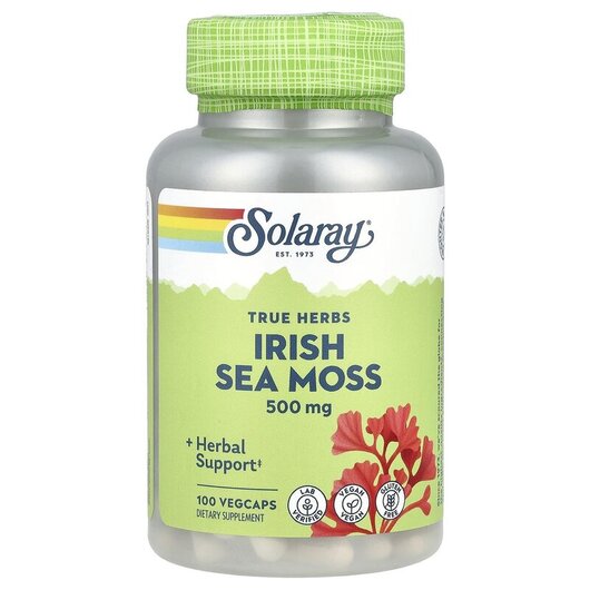 Основне фото товару True Herbs Irish Sea Moss 500 mg Основне фото товару True Herbs Irish Sea Moss 500 mg, Ірландський морський мох, 100 к