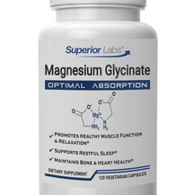 Магній Magnesium Glycinate Superior Labs 120 капсул Магній Magnesium Glycinate Superior Labs 120 капсул
