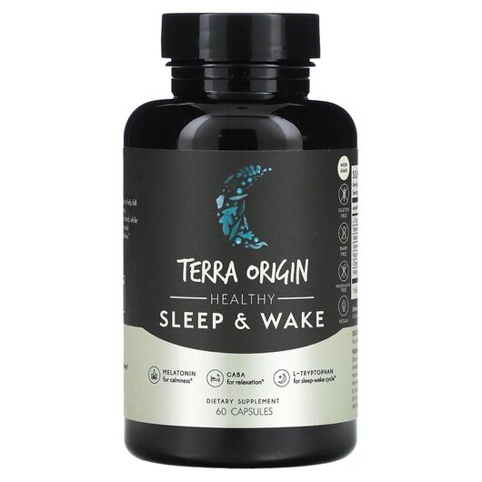 Основное фото товара Terra Origin, Поддержка сна, Healthy Sleep & Wake, 60 капсул