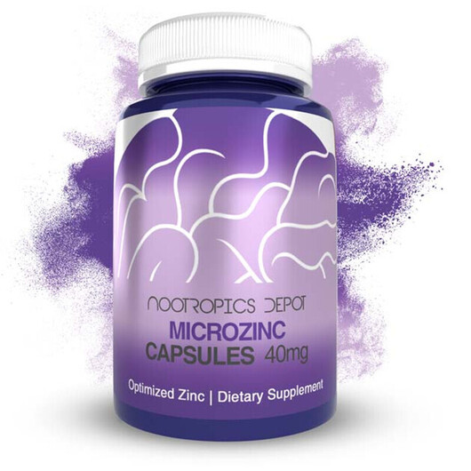 Основное фото товара Цинк, MicroZinc Capsules 40 mg Optimized Zinc, 90 капсул