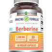 Фото товара Amazing Formulas Berberine Фото товара Amazing Nutrition, Берберин, Amazing Formulas Berberine, 60 капсу