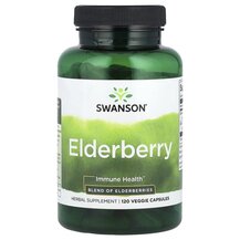 Elderberry Immune Health Поддержка иммунитета Swanson