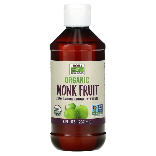 Основне фото товару Real Food Organic Monk Fruit Zero-Calorie Liquid Sweetener Основне фото товару Real Food Organic Monk Fruit Zero-Calorie, Натуральний підсолоджу