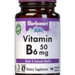 Фото товара Bluebonnet Nutrition, Витамин B6 Пиридоксин, Vitamin B6, 90 капсу
