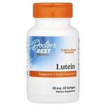 Лютеїн 20 мг Lutein Doctor's Best 60 капсул Лютеїн 20 мг Lutein Doctor's Best 60 капсул