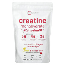 Креатин Creatine Monohydrate For Women Lemon & Raspberry Креатин Creatine Monohydrate For Women Lemon & Raspberry