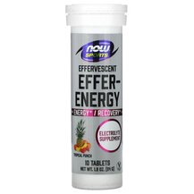 Sports Effer-Energy Tropical Punch 10 Tablets напиток NOW