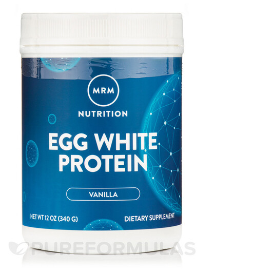 Основне фото товару MRM, Egg White Protein Vanilla Flavor, Яєчний Протеїн, 340 г