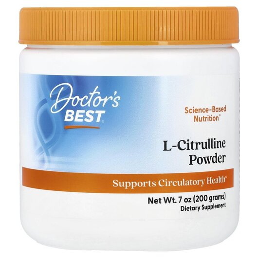 Основне фото товару Doctor's Best, L-Citrulline Powder, L-Цитрулін в порошку, 20