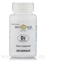 D3 Cholecalciferol Витамин D3 Tech Pharmacal 250 капсул
