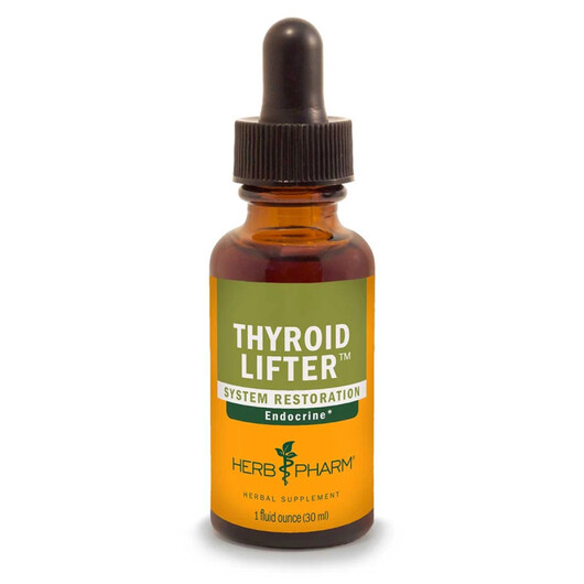 Основне фото товару Thyroid Lifter Основне фото товару Herb Pharm, Thyroid Lifter, Підтримка щитоподібної залози, 30 мл