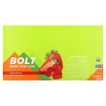 Bolt Organic Energy Chews Strawberry Жевательный енергетик Bolt Organic Energy Chews Strawberry Жевательный енергетик