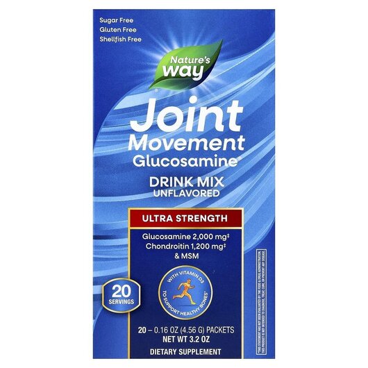 Основне фото товару Joint Movement Glucosamine Drink Mix Ultra, Глюкозамін Хондроітин