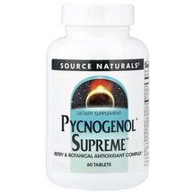 Пікногенол Вищий Pycnogenol Supreme 60 Source Naturals