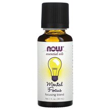Pure Essential Oil Mental Focus Эфирное масло NOW Foods Pure Essential Oil Mental Focus Эфирное масло NOW Foods
