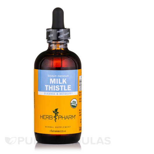 Основное фото товара Herb Pharm, Расторопша, Milk Thistle, 120 мл