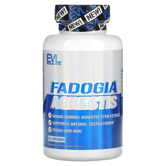 Основное фото товара EVLution Nutrition, Фадогия Агрестис, Fadogia Agrestis, 30 капсул