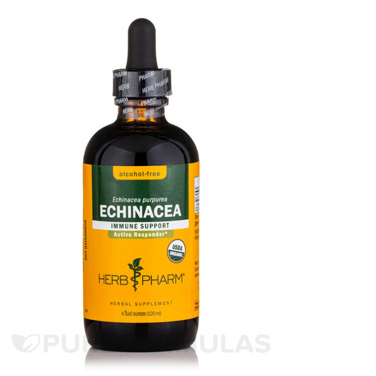 Основное фото товара Echinacea Alcohol-Free Основное фото товара Herb Pharm, Эхинацея, Echinacea Alcohol-Free, 120 мл