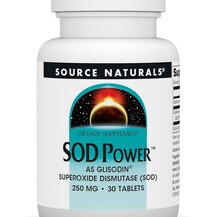 Супероксиддисмутаза SOD Powder Source Naturals 30 таблеток