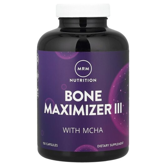 Основное фото товара Bone Maximizer III Основное фото товара MRM, Поддержка здоровья костей, Bone Maximizer III, 150 капсул