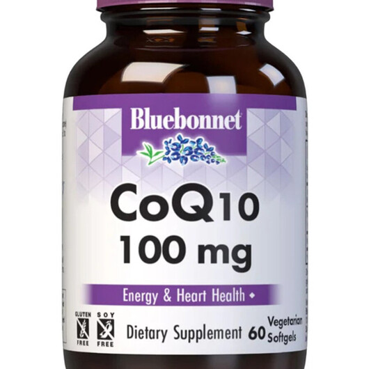 Основне фото товару CoQ10 Основне фото товару Bluebonnet Nutrition, CoQ10, Коензим CoQ10, 60 капсул
