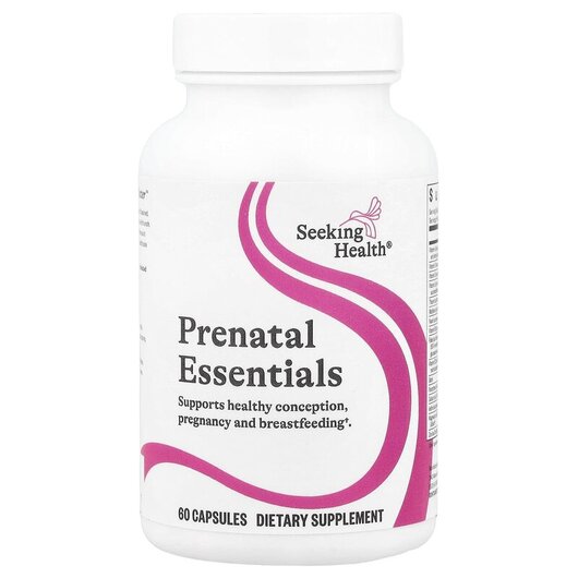 Основне фото товару Prenatal Essentials Основне фото товару Seeking Health, Prenatal Essentials, Вітаміни для вагітних, 60 ка