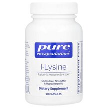 l-Lysine L-Лизин Pure Encapsulations 90 капсул