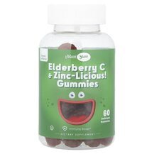 Чорна Бузина Elderberry C & Zinc-Licious! Gummies Maxi Чорна Бузина Elderberry C & Zinc-Licious! Gummies Maxi