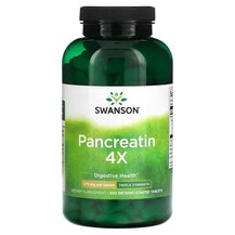 Панкреатин Pancreatin 4X Triple Strength 375 mg Swanson