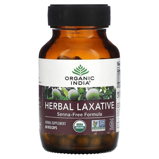 Основне фото товару Herbal Laxative Senna Free Formula Основне фото товару Organic India, Herbal Laxative Senna Free Formula, Трави, 60 капс
