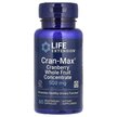 Фото товару Cran-Max Cranberry Whole Fruit Concentrate 500 mg Фото товару Life Extension, Cran-Max Cranberry, Журавлина 500 мг, 60 капсул