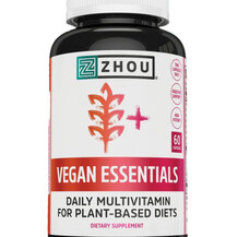 Vegan Essentials Мультивитамины Zhou Nutrition 60 капсул
