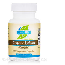 Organic Lithium 5 mg Литий Priority One 100 капсул Organic Lithium 5 mg Литий Priority One 100 капсул