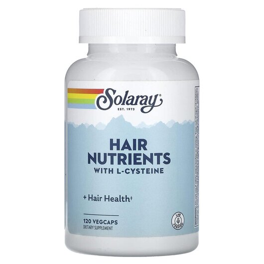 Основное фото товара Hair Nutrients With L-Cysteine Основное фото товара Solaray, Кожа ногти волосы, Hair Nutrients With L-Cysteine, 120 к