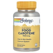 Food Carotene 7500 mcg 25000 IU Витамин А Ретинол Solaray Food Carotene 7500 mcg 25000 IU Витамин А Ретинол Solaray
