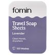 Фото товара Travel Soap Sheets Lavender Фото товара Fomin, Мыло, Travel Soap Sheets Lavender, 100 Sheets
