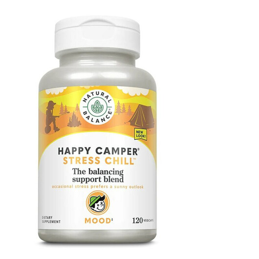 Основное фото товара Happy Camper Stress Chill | The Balancing Support Blend Основное фото товара Happy Camper Stress Chill | The Balancing, Поддержка стресса, 120