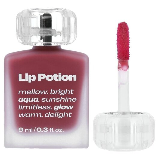 Основное фото товара Тинт для губ, Lip Potion Aqua Glow No.6 Grape Sherbet, 9 мл