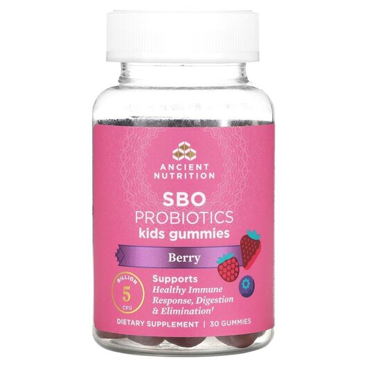 Основное фото товара Пробиотики, Kids SBO Probiotics Berry 5 Billion CFU, 30 таблеток