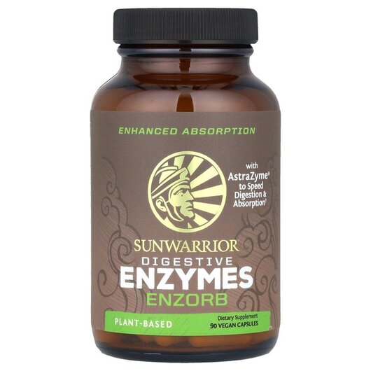Основное фото товара Enzorb Digestive Enzymes Основное фото товара Sunwarrior, Ферменты, Enzorb Digestive Enzymes AstraZyme, 90 капс