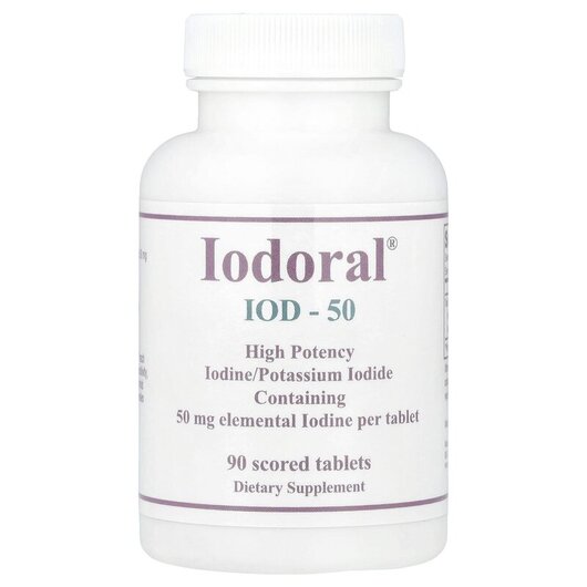 Основне фото товару Iodoral IOD 50 mg Основне фото товару Optimox Corporation, Iodoral IOD - 50, Йодорал 50 мг, 90 таблеток