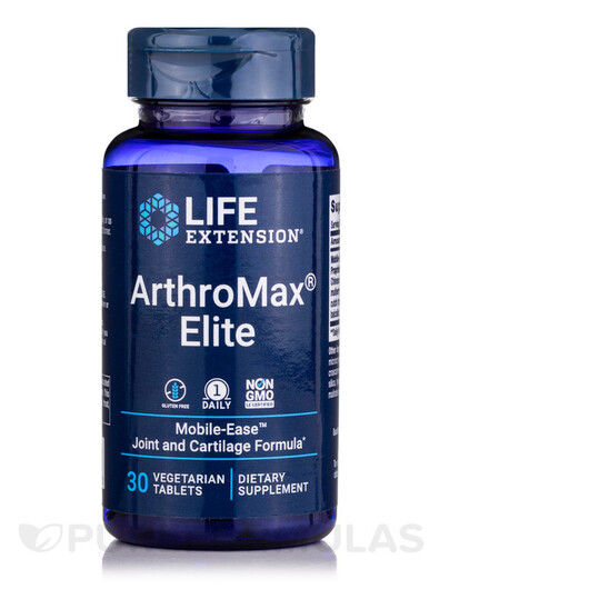Основне фото товару Life Extension, ArthroMax Elite, Підтримка суглобів, 30 таблеток