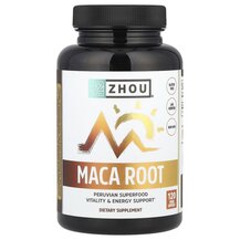 Мака Organic Maca Root Zhou Nutrition 120 капсул