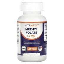 Methyl Folate 15 mg Метилфолат Vitamatic 120 капсул
