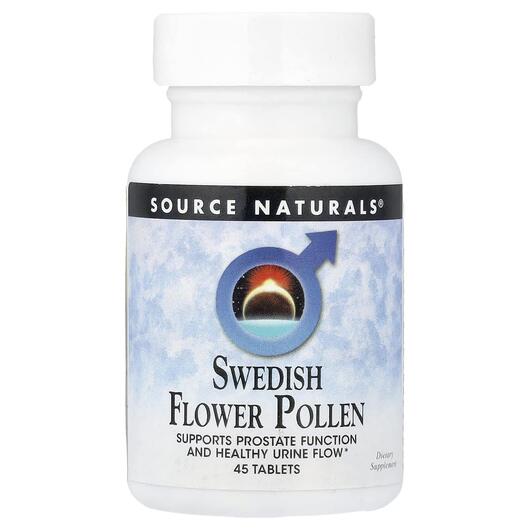 Основное фото товара Source Naturals, Пчелиная пыльца, Swedish Flow Pollen, 45 таблето