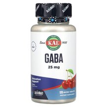 ГАМК 25 мг GABA Cherry KAL 120 таблеток ГАМК 25 мг GABA Cherry KAL 120 таблеток