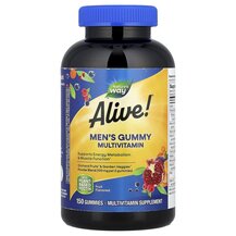 Alive! Men's Gummy Multivitamin Delicious Fruit Flavors Alive! Men's Gummy Multivitamin Delicious Fruit Flavors