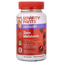 Kids Sleep Zero Melatonin Gummies Strawberry Поддержка сна