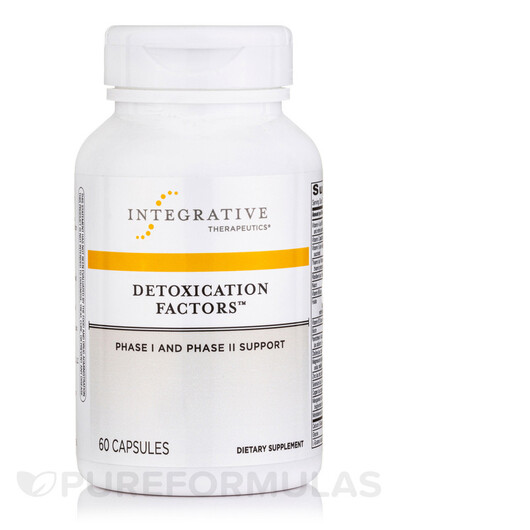 Основне фото товару Detoxication Factors, Детокс та очищення, 60 капсул